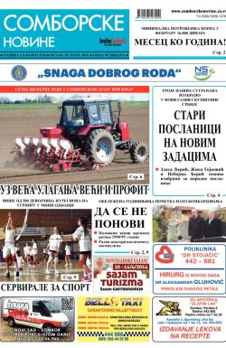 Somborske novine - broj 3118, 28. mar 2014.