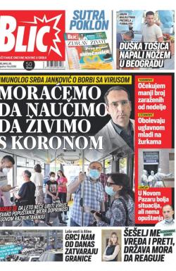 Blic - broj 8389, 6. jul 2020.