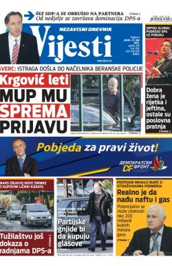 Vijesti - broj 5801, 23. maj 2014.