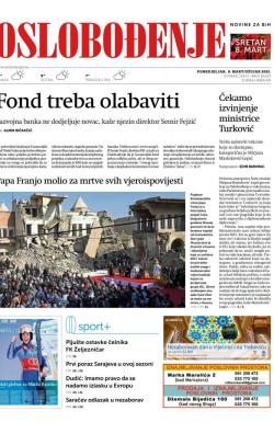 Oslobođenje - broj 26627, 8. mar 2021.