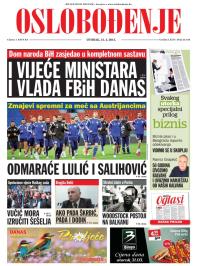Oslobođenje - broj 24.546, 31. mar 2015.