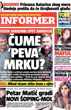 Informer - broj 806, 23. dec 2014.