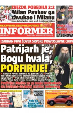 Informer - broj 2684, 19. feb 2021.