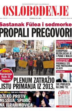 Oslobođenje - broj 24.140, 18. feb 2014.