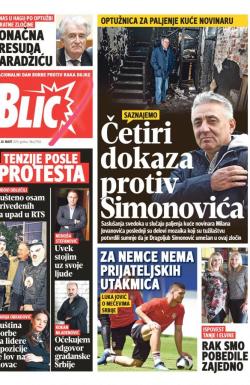 Blic - broj 7934, 20. mar 2019.