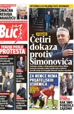 Blic - broj 7934, 20. mar 2019.