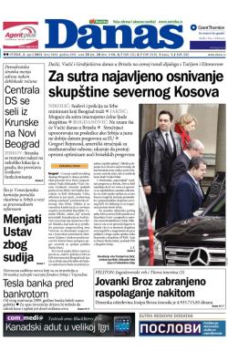 Danas - broj 5664, 2. apr 2013.