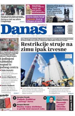 Danas - broj 9085, 27. avg 2022.