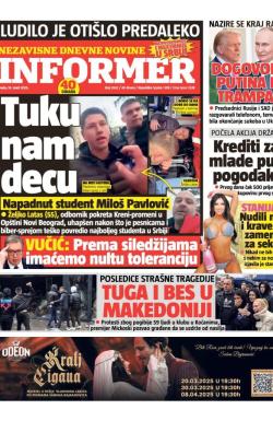 Informer - broj 3932, 19. mar 2025.