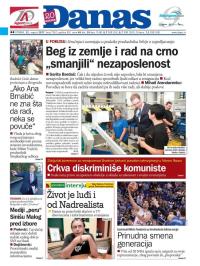 Danas - broj 7267, 22. avg 2017.