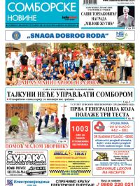 Somborske novine - broj 3127, 30. maj 2014.