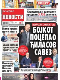 Večernje novosti - broj 3508, 8. feb 2020.