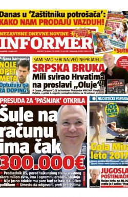 Informer - broj 1607, 7. avg 2017.