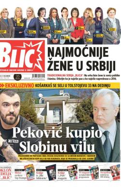 Blic - broj 7140, 27. dec 2016.