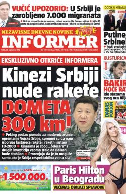 Informer - broj 1341, 23. sep 2016.
