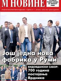 M Novine, Sr. Mitrovica - broj 706, 1. jul 2015.