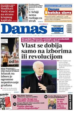 Danas - broj 8153-8154, 25. jan 2020.