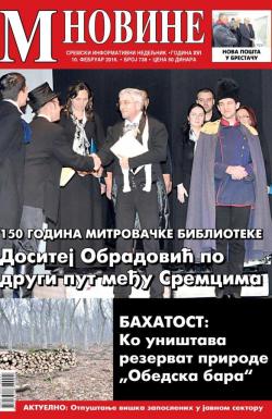 M Novine, Sr. Mitrovica - broj 738, 10. feb 2016.