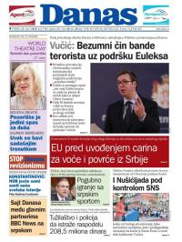 Danas - broj 7484, 27. mar 2018.