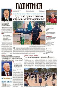 Politika - broj 40039, 26. maj 2025.