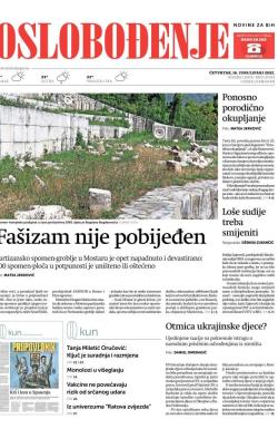 Oslobođenje - broj 27019, 16. jun 2022.