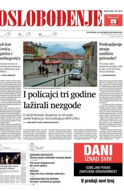 Oslobođenje - broj 26813, 14. okt 2021.