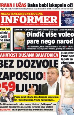Informer - broj 262, 15. mar 2013.