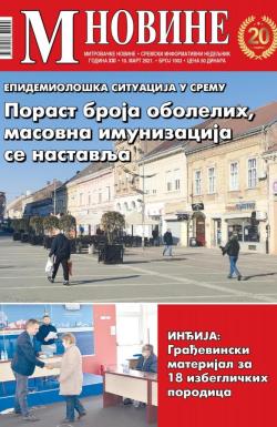 M Novine, Sr. Mitrovica - broj 1003, 10. mar 2021.
