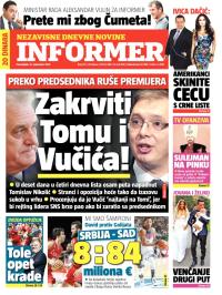Informer - broj 721, 15. sep 2014.