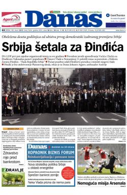 Danas - broj 5644, 13. mar 2013.