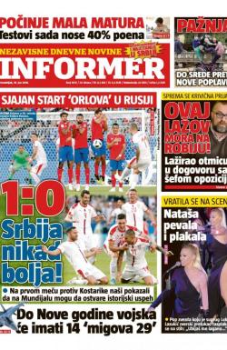 Informer - broj 1870, 18. jun 2018.