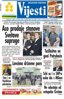 Vijesti - broj 5690, 31. jan 2014.