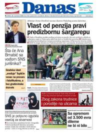 Danas - broj 7666, 25. sep 2018.