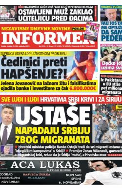 Informer - broj 1030, 19. sep 2015.