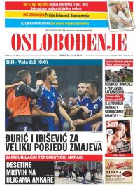Oslobođenje - broj 24.740, 11. okt 2015.