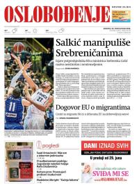 Oslobođenje - broj 25715, 30. jun 2018.