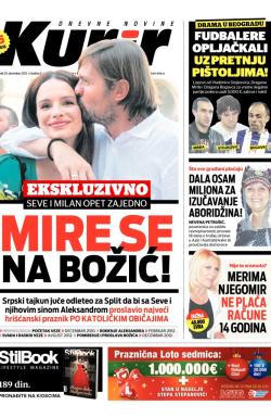Kurir - broj 3325, 25. dec 2012.