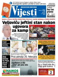 Vijesti - broj 6360, 8. dec 2015.
