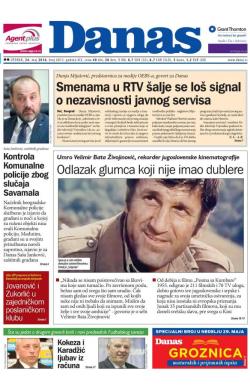 Danas - broj 6812, 24. maj 2016.