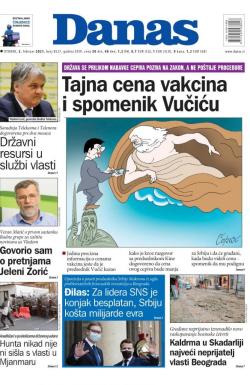 Danas - broj 8527, 2. feb 2021.