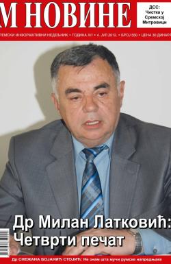 M Novine, Sr. Mitrovica - broj 550, 4. jul 2012.