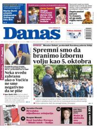 Danas - broj 9408, 16. sep 2023.