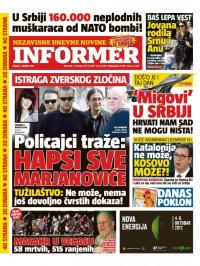 Informer - broj 1656, 3. okt 2017.