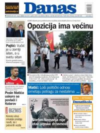 Danas - broj 8372, 31. avg 2020.