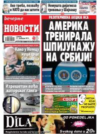 Večernje novosti - broj 1447, 21. feb 2015.