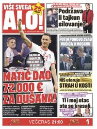 Alo - broj 3798, 22. sep 2018.