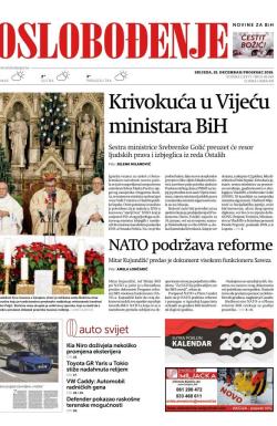 Oslobođenje - broj 26249, 25. dec 2019.