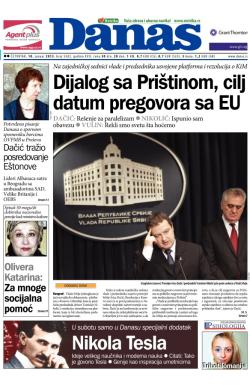 Danas - broj 5582, 10. jan 2013.
