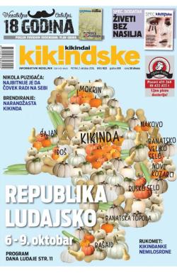 Kikindske - broj 923, 7. okt 2016.