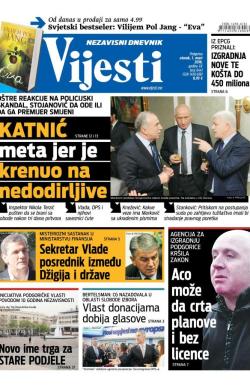 Vijesti - broj 6441, 1. mar 2016.